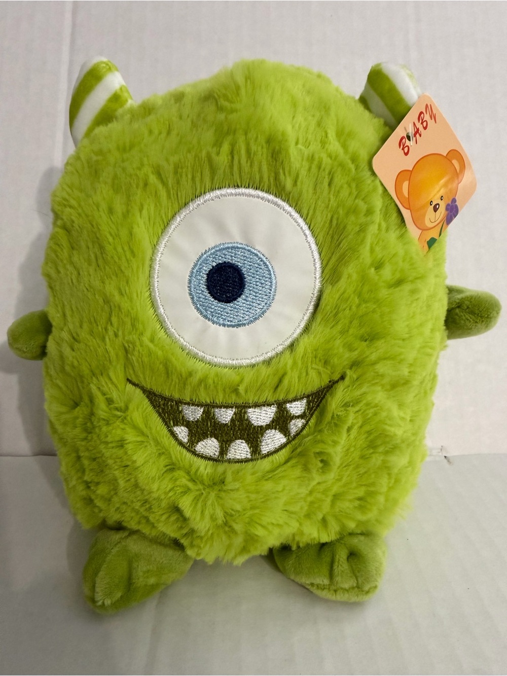 Super Soft One-Eyed Green Monster Plush